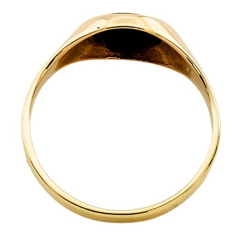 9ct Gold Onyx Signet Ring size N